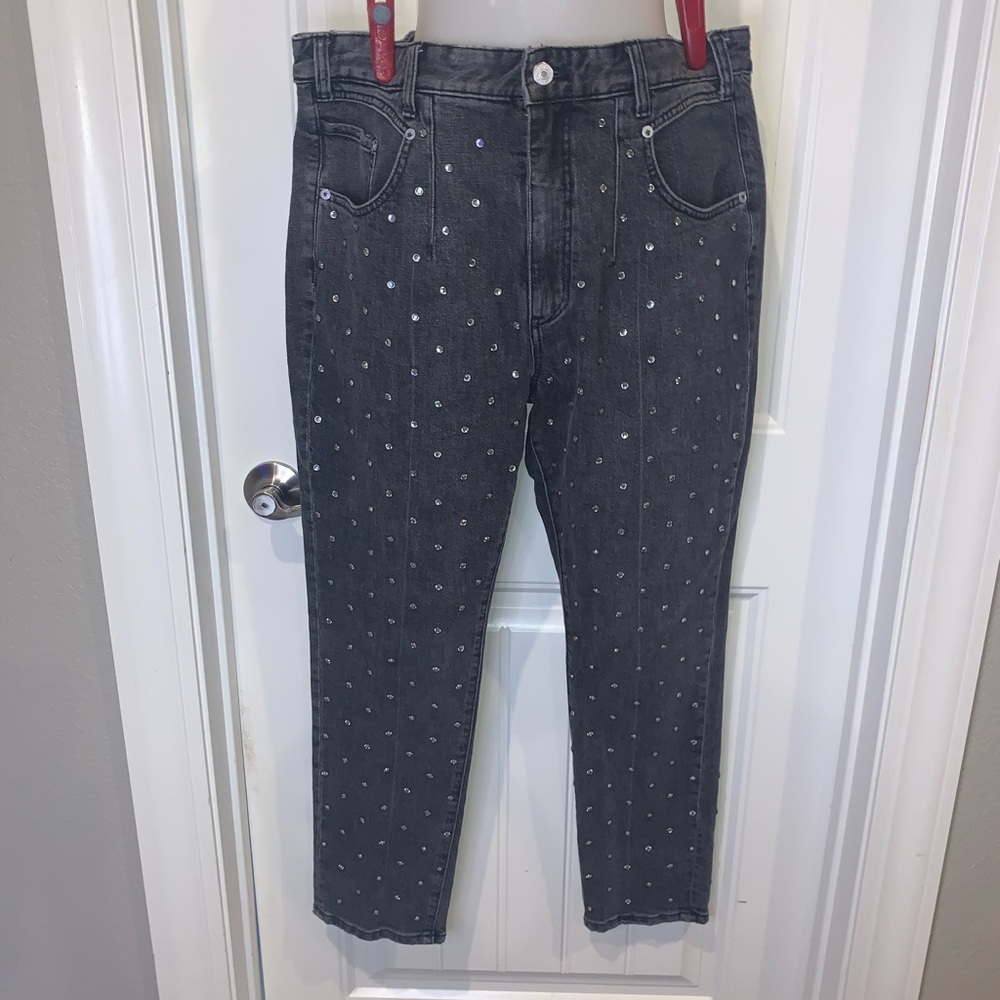 Anthropologie Black High Rise Jeans